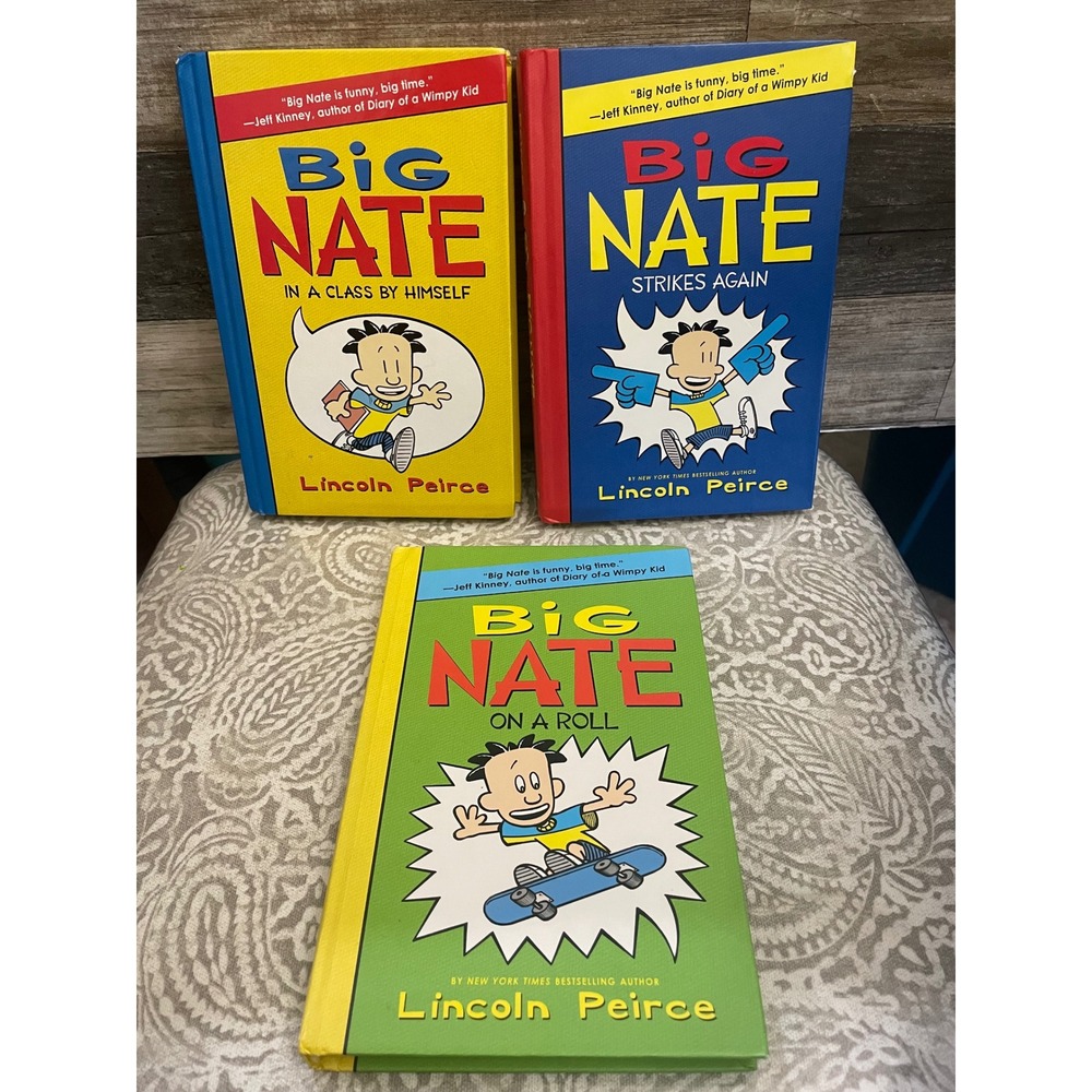 Big Nate Book Lot In A Class By Himself Strikes Again On A Roll Lincoln Peirce